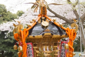 青木神社の宮神輿