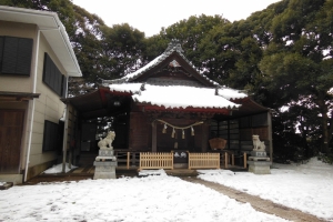 青木神社の冬